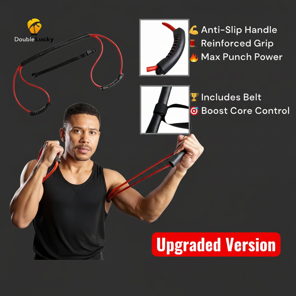 Coresyncgear Boxing Resistance Band - Stock up Mother'S Day - Training Gear for Faster Punch Speed & Power - Full-Body Cardio Fitness Home Gym Workout Kit